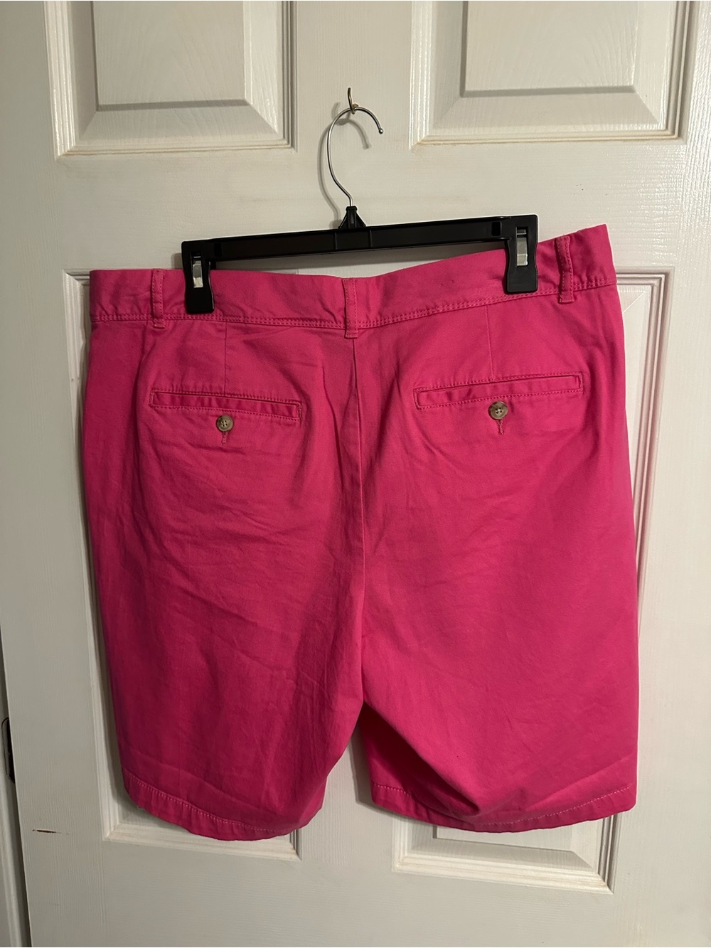 crown & ivy Bright Pink Chino Bermuda Shorts - Picture 3 of 5